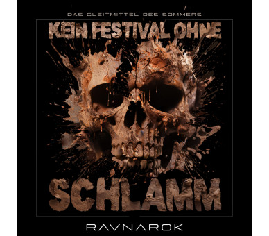 Kein Festival ohne Schlamm (auf schwarz) - Unisex Relaxed Tanktop