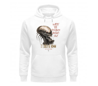 Watch the creature behind you (EN) - Unisex Organic Hoodie