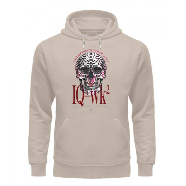 IQ - Willkommen in meiner Welt (DE) - Unisex Organic Hoodie