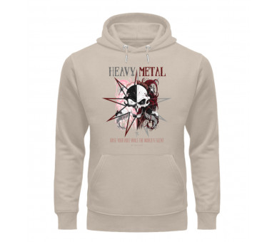 Heavy Metal - Raise your voice (EN) - Unisex Organic Hoodie