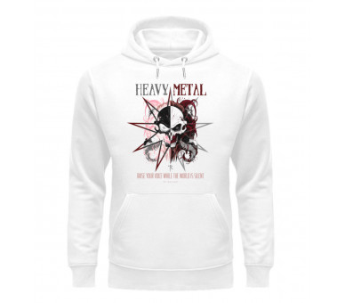 Heavy Metal - Raise your voice (EN) - Unisex Organic Hoodie