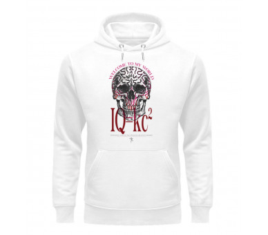 IQ - Welcome to my world (EN) - Unisex Organic Hoodie