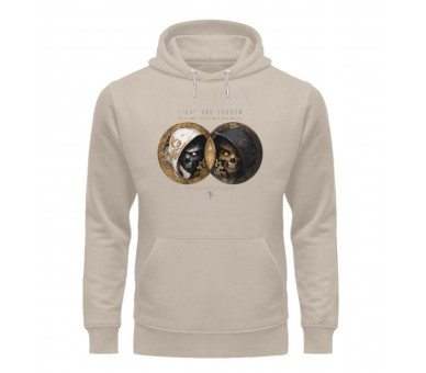 Light and shadow - good and evil (EN) - Unisex Organic Hoodie