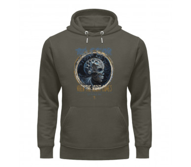 No fear - when the night comes (EN) - Unisex Organic Hoodie