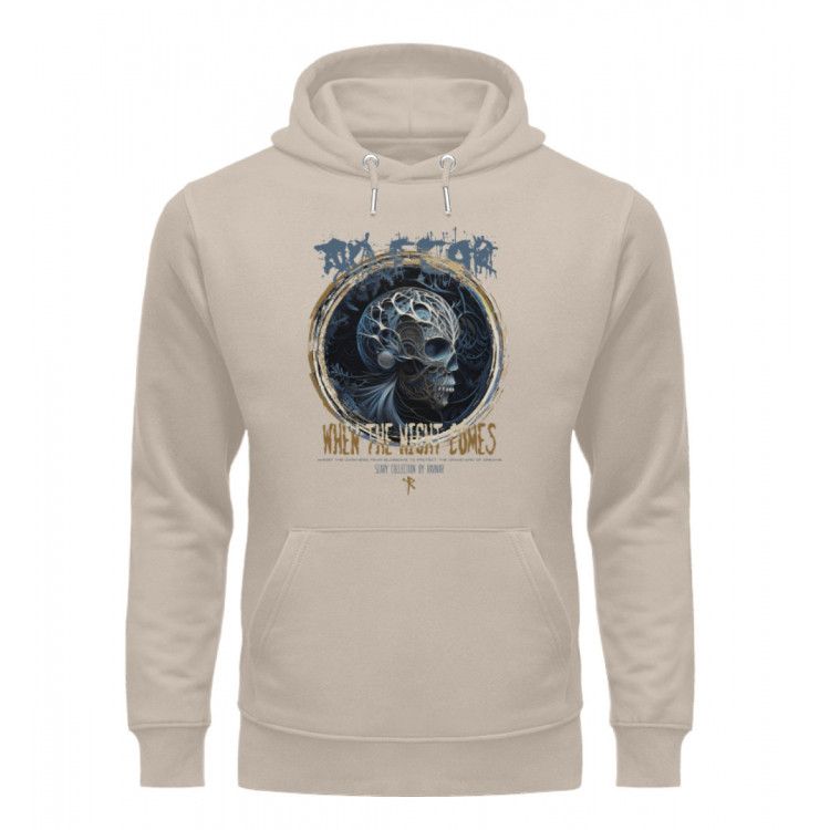 No fear - when the night comes (EN) - Unisex Organic Hoodie