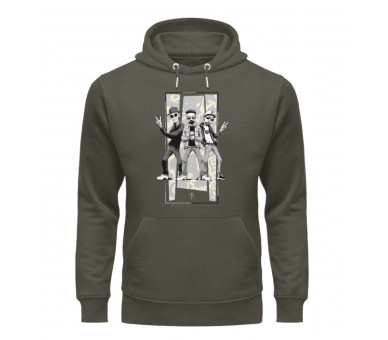 Streetgang - drei coole Typen - Unisex Organic Hoodie