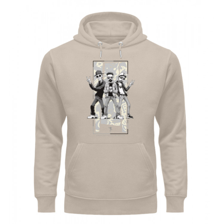 Streetgang - drei coole Typen - Unisex Organic Hoodie