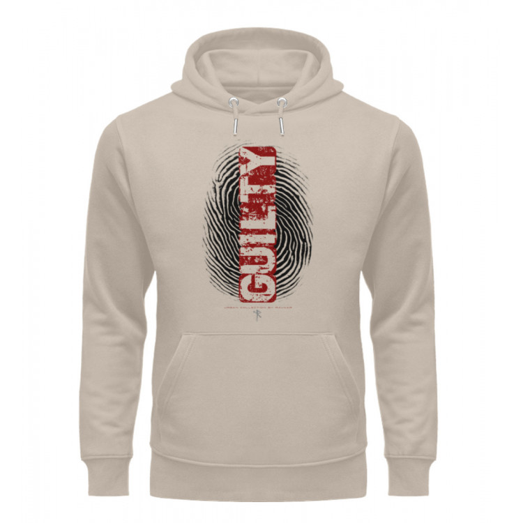 Guilty (EN auf hell) - Unisex Organic Hoodie