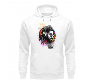 Reggae Man - colorful vibes - Unisex Organic Hoodie