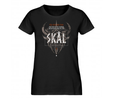 Skal - für Odin und Thor (DE auf dunkel) - Damen Premium Organic Shirt