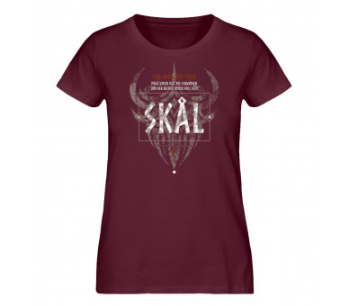 Skal - für Odin und Thor (DE auf dunkel) - Damen Premium Organic Shirt
