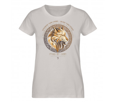 Fenris - stronger than chains, wilder than storm (EN) - Damen Premium Organic Shirt