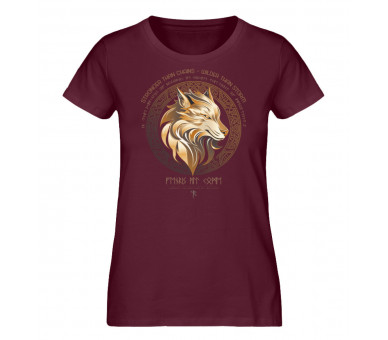 Fenris - stronger than chains, wilder than storm (EN) - Damen Premium Organic Shirt