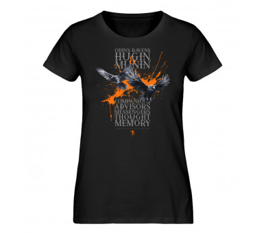 Odins Ravens - Hugin & Munin (EN) - Damen Premium Organic Shirt