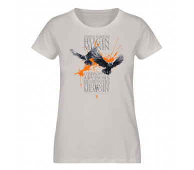 Odins Ravens - Hugin & Munin (EN) - Damen Premium Organic Shirt