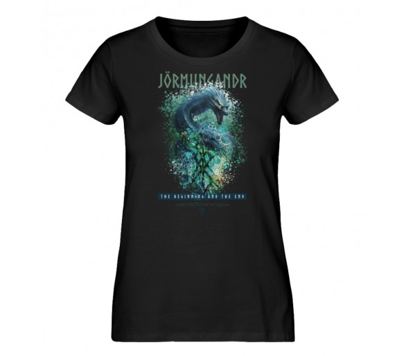 Jörmungandr - the beginning and the end (EN) - Damen Premium Organic Shirt