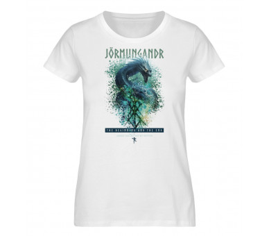 Jörmungandr - the beginning and the end (EN) - Damen Premium Organic Shirt