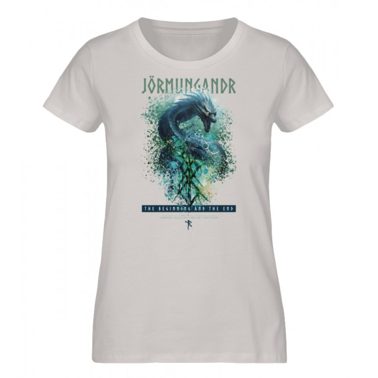 Jörmungandr - the beginning and the end (EN) - Damen Premium Organic Shirt