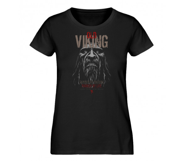 Old Viking (EN auf dunkel) - Damen Premium Organic Shirt