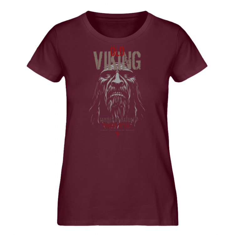 Old Viking (EN auf dunkel) - Damen Premium Organic Shirt