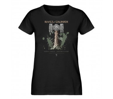 Roots of Thunder (EN) - Damen Premium Organic Shirt