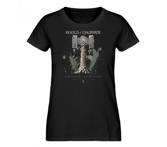 Roots of Thunder (EN) - Damen Premium Organic Shirt