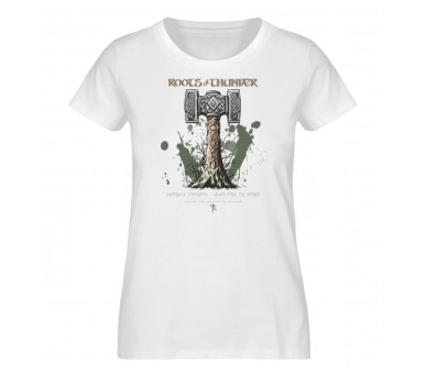 Roots of Thunder (EN) - Damen Premium Organic Shirt