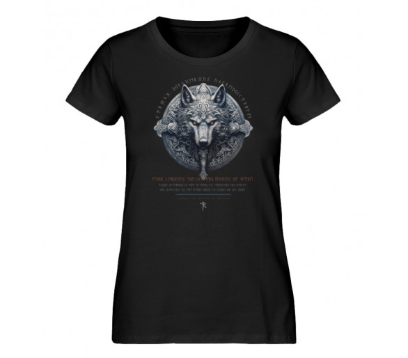 Fenris - strong, dangerous, unpredictable (EN) - Damen Premium Organic Shirt