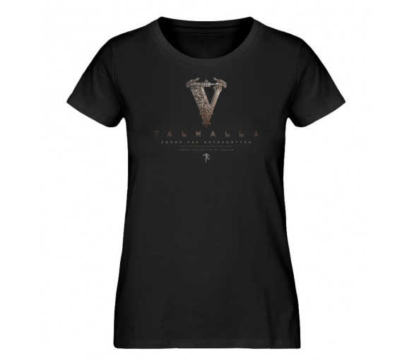 V - Valhalla (EN) - Damen Premium Organic Shirt