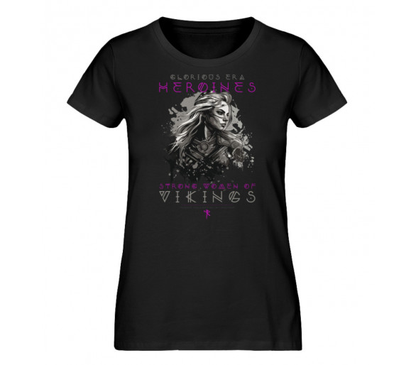 Strong women of vikings (EN) - Damen Premium Organic Shirt