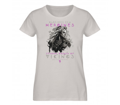 Strong women of vikings (EN) - Damen Premium Organic Shirt