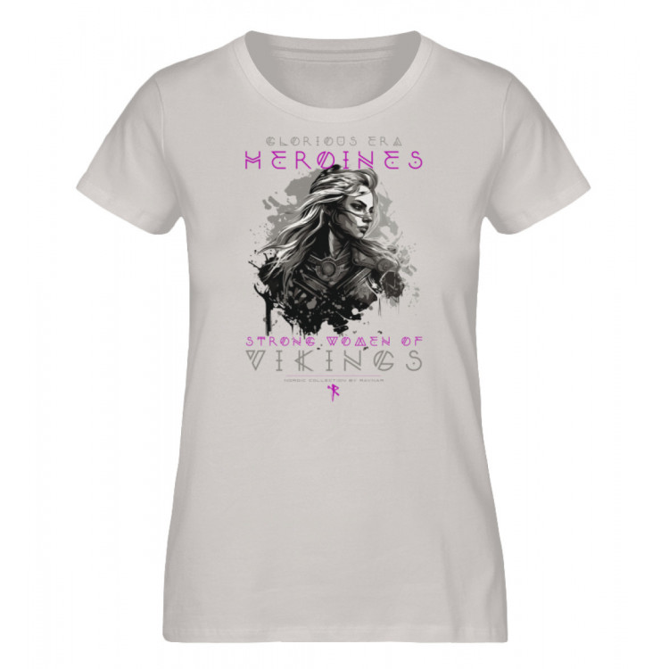 Strong women of vikings (EN) - Damen Premium Organic Shirt