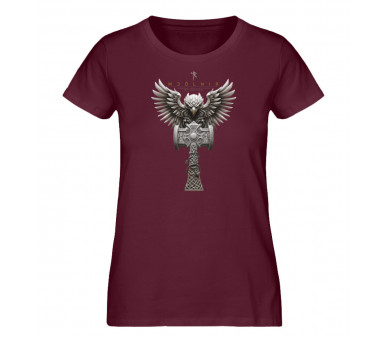 Mjölnir - vom Raben bewacht - Damen Premium Organic Shirt