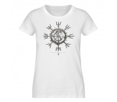 Vegvisir (auf hell) - Damen Premium Organic Shirt