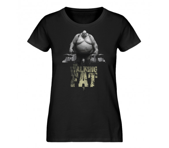 The walking fat (EN) - Damen Premium Organic Shirt