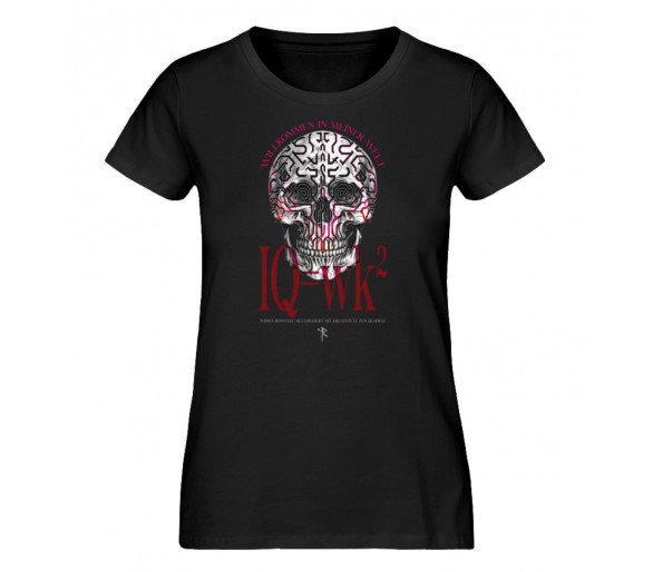 IQ - Willkommen in meiner Welt (DE) - Damen Premium Organic Shirt