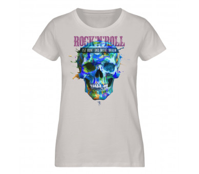 Rock´n´Roll ist bunt (cool) - Damen Premium Organic Shirt