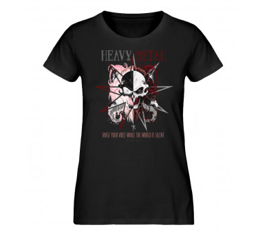 Heavy Metal - Raise your voice (EN) - Damen Premium Organic Shirt