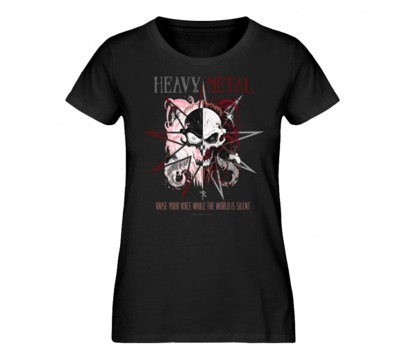 Heavy Metal - Raise your voice (EN) - Damen Premium Organic Shirt