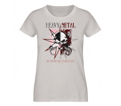 Heavy Metal - Raise your voice (EN) - Damen Premium Organic Shirt