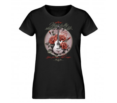 Music - Soundtrack of life (EN) - Damen Premium Organic Shirt