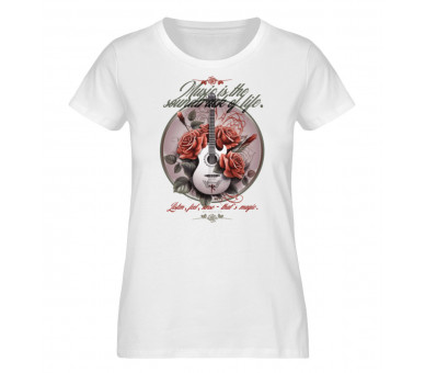 Music - Soundtrack of life (EN) - Damen Premium Organic Shirt