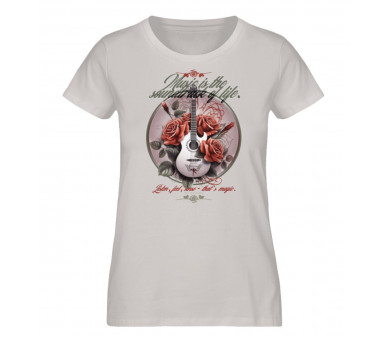 Music - Soundtrack of life (EN) - Damen Premium Organic Shirt