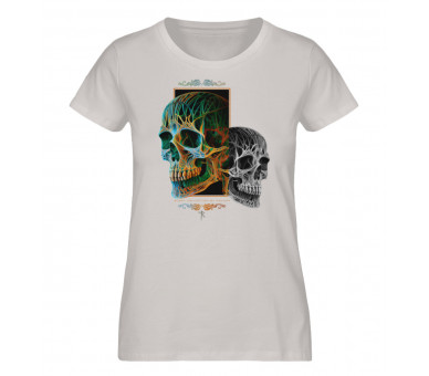 Zwei Schädel oder der böse Zwilling - Damen Premium Organic Shirt