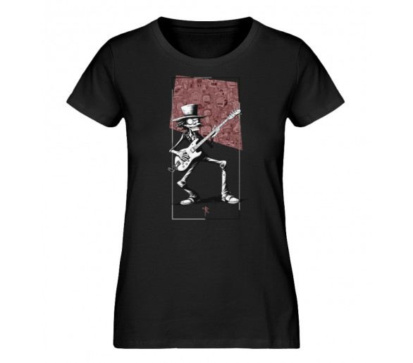 Der verrückte Gitarrist - Damen Premium Organic Shirt