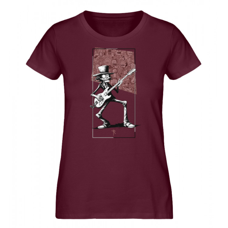 Der verrückte Gitarrist - Damen Premium Organic Shirt