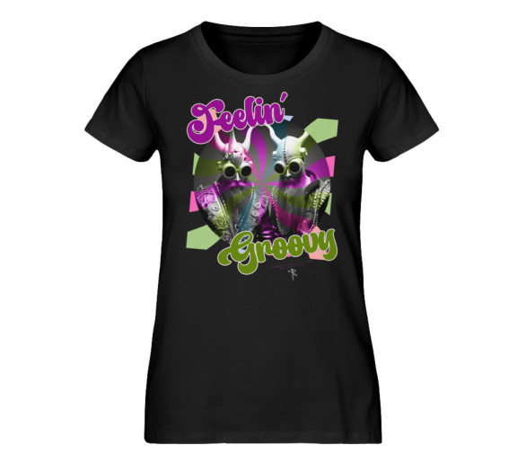Feelin´ Groovy - Damen Premium Organic Shirt