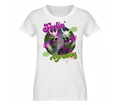 Feelin´ Groovy - Damen Premium Organic Shirt