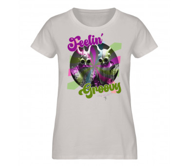 Feelin´ Groovy - Damen Premium Organic Shirt