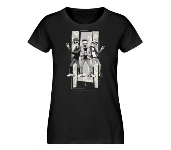 Streetgang - drei coole Typen - Damen Premium Organic Shirt